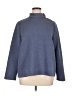 Weekends by Chico's Chevron-herringbone Blue Turtleneck Sweater Size XL (3) - photo 1