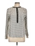 Adrienne Vittadini 100% Polyester Ivory Long Sleeve Blouse Size L - photo 1