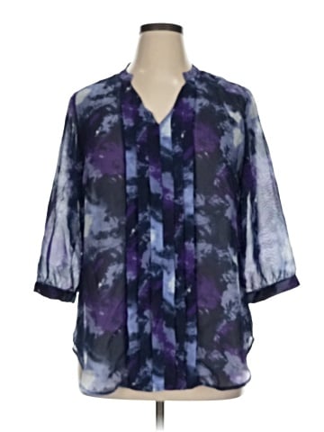 Modamix 3/4 Sleeve Blouse (view 1)