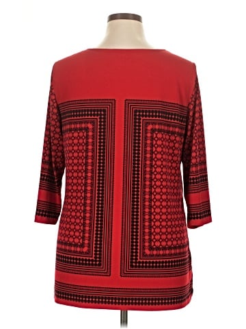 Christopher & Banks 3/4 Sleeve Blouse (view 2)