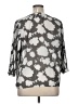 Lane Bryant 100% Polyester Gray 3/4 Sleeve Blouse Size 14 - 16 Plus - photo 2