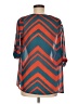 Rachel Kate 100% Polyester Teal Short Sleeve Blouse Size M - photo 2