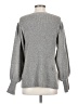 Isabel Metallic Silver Pullover Sweater Size S - photo 2