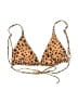 Unbranded Animal Print Brown Swimsuit Top Size M - photo 2