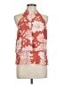 Matison Stone Orange Sleeveless Blouse Size M - photo 1