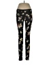 See You Monday Floral Black Leggings Size L - photo 1