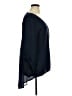 Pure Energy 100% Polyester Black Blue Long Sleeve Blouse Size 1X - photo 4