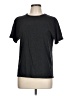 Unbranded Solid Black Gray Short Sleeve T-Shirt Size L - photo 1