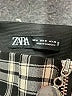 Zara Plaid Black Casual Pants Size M - photo 7
