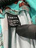 Shein Floral Teal Long Sleeve Blouse Size 12 - photo 7