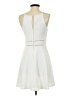 I.N. San Francisco Solid White Cocktail Dress Size 5 - photo 2