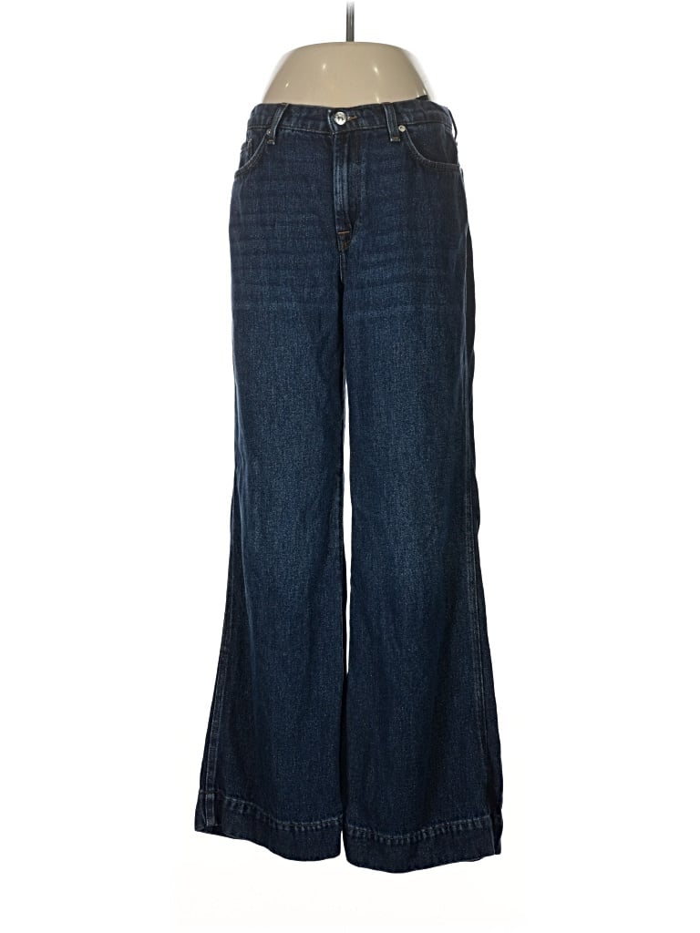 Pre-owned 7 For All Mankind Jeans In Blue