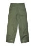 Arrow 100% Cotton Solid Green Gray Cargo Pants Size 14 - photo 2