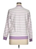 the pulse boutique Stripes Purple Pullover Sweater Size XL - photo 2
