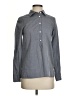 J.Crew 100% Cotton Houndstooth Gray Long Sleeve Button-Down Shirt Size XS - photo 1