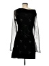 Shein Graphic Black Cocktail Dress Size 8 - photo 2