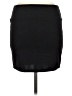 Aqua Solid Black Casual Skirt Size M - photo 2