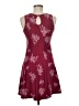 Mudd Burgundy Casual Dress Size M - photo 2