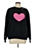 Unbranded Hearts Black Sweatshirt Size L (estimated) - photo 1