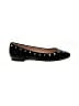 Versace 100% Leather Black Flats Size EU (IT) 37 / US 7 - photo 1