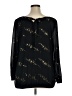 NY Collection Black Long Sleeve Blouse Size XL (estimated) - photo 2