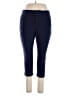 Chaps Solid Blue Casual Pants Size 14 - photo 1