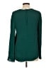 Theory 100% Silk Green Blouse Size L (estimated) - photo 2