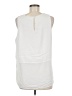 Pleione 100% Polyester Ivory Sleeveless Blouse Size M - photo 2