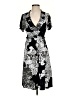 En Focus Studio Print Black Casual Dress Size 4 - photo 1