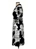 En Focus Studio Print Black Casual Dress Size 4 - photo 5