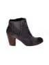 BP. 100% Leather Black Gray Ankle Boots Size 7 1/2 - photo 1