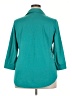 Assorted Brands Teal 3/4 Sleeve Blouse Size 2X - photo 2