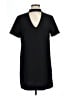 Mind Code 100% Polyester Solid Black Casual Dress Size L - photo 1