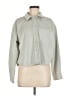 True Craft 100% Polyester Solid Green Long Sleeve Blouse Size M - photo 1