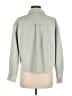 True Craft 100% Polyester Solid Green Long Sleeve Blouse Size M - photo 2