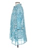 Marrakech 100% Polyester Paisley Blue Teal 3/4 Sleeve Blouse Size S - photo 5