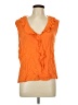 Culture Code 100% Rayon Orange Sleeveless Blouse Size 1X - photo 1