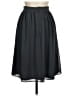Pimkie 100% Polyester Solid Black Gray Formal Skirt Size EU (FR) 38 / US 6 - photo 2