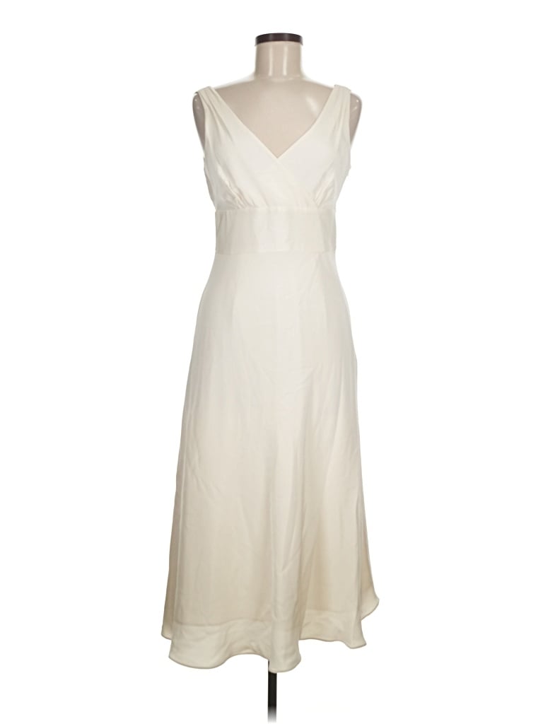 Pre-owned Jcrew Cocktail Dress In White