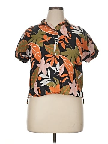 C&C California Short Sleeve Blouse (view 1)