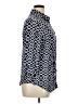 DressBarn Blue 3/4 Sleeve Button-Down Shirt Size XL - photo 4