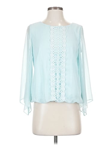 By & By 3/4 Sleeve Blouse (view 1)