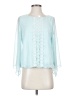 By & By 100% Polyester Blue 3/4 Sleeve Blouse Size S - photo 1