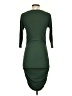Bobi Solid Green Casual Dress Size S - photo 2