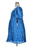 Rhode 100% Polyester Argyle Blue Casual Dress Size XL - photo 5