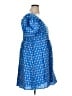 Rhode 100% Polyester Argyle Blue Casual Dress Size XL - photo 4