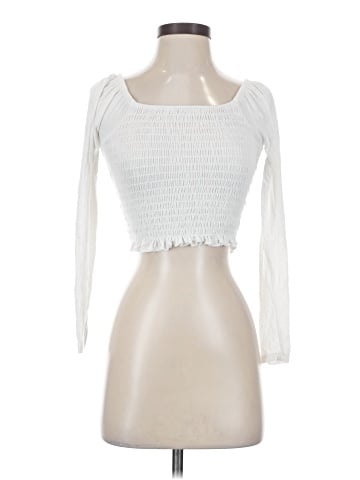 Aqua Long Sleeve Top (view 1)