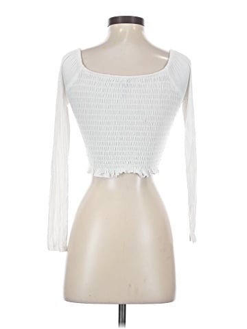 Aqua Long Sleeve Top (view 2)