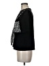 Assorted Brands Checkered-gingham Black Short Sleeve Top Size 8 - photo 5
