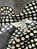 L.K. Bennett 100% Polyester Houndstooth Black Long Sleeve Blouse Size 6 - photo 7